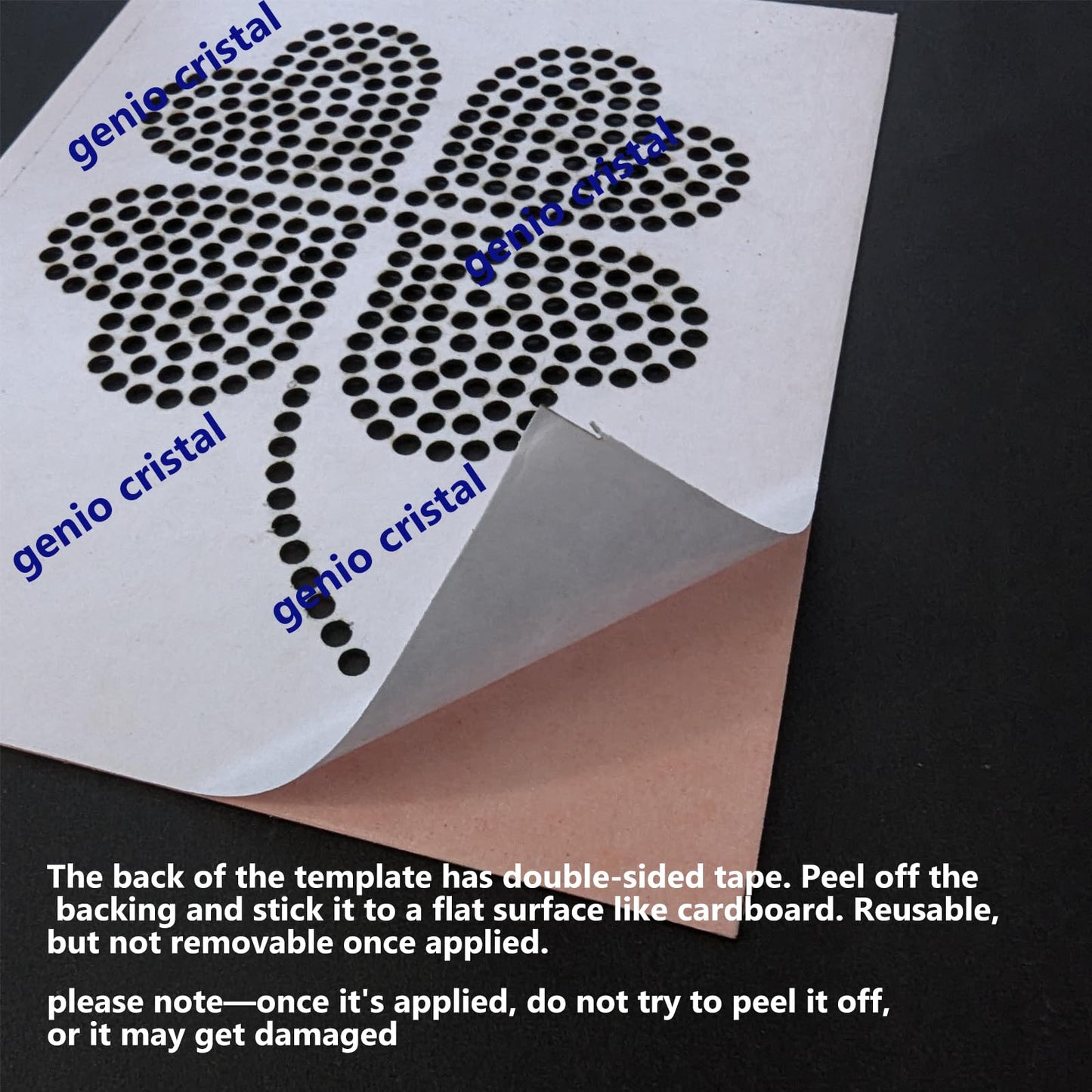 Genio Cristal SS10 Transparent Ultra Hotfix Rhinestones with Blank Rhinestone Sheet & Transfer Tape – 3600pcs – Machine Washable DIY Heat Press Kit