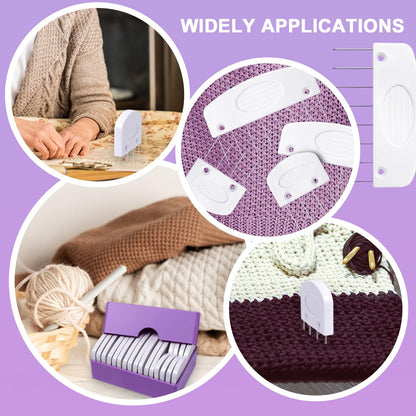 20Pcs Knit Blockers Pins Kit, Knit Blocking Combs for Crochet Knitting Blocking Board Mats, Crochet Blocking Pins for Crochet Projects Sewing Lace Needlework Projects Tool
