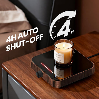 3-Temp Settings,Auto Maestri House Mug Warmer, Electric Coffee Cup Warmer for Desk with Shut Off, Constant Temperature