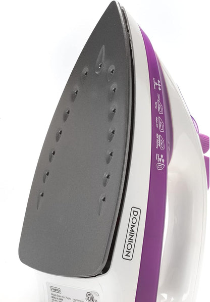 Dominion STEM Iron with Retractable Cord, Purple