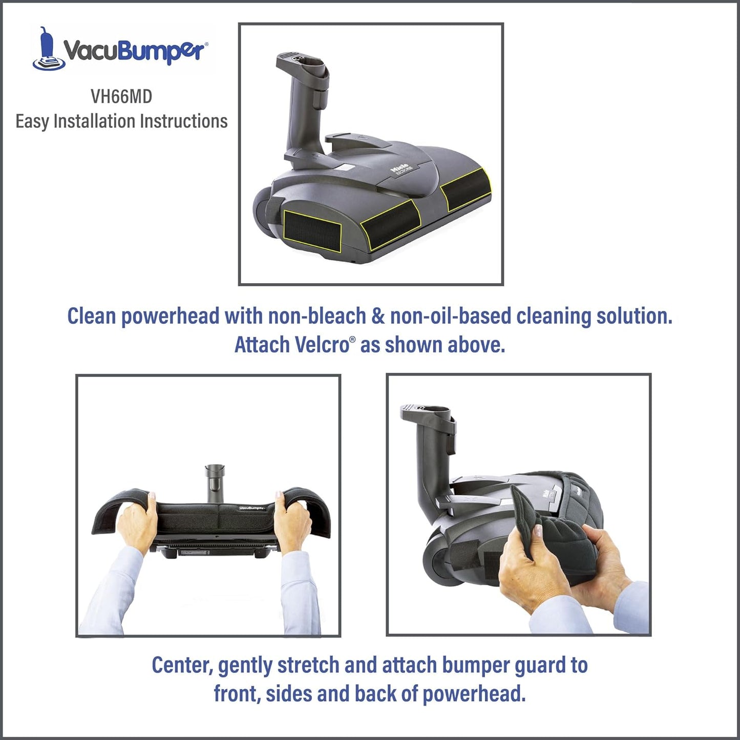 Powerhead Bumper Guard for Canister & Central Vacuums - Fits Miele SEB 228 & SEB 236, Wessel-Werk EBK 360