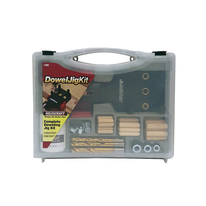 Milescraft 1309 DowelJigKit - Complete Doweling Kit with Dowel Pins and Bits