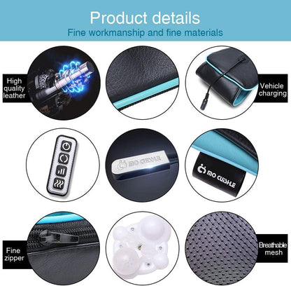 Mo Cuishle Shiatsu Neck and Back Massager with Heat - Electric 4D Deep Tissue Relief for All | Perfect Gift for Mom, Dad, and Loved Ones