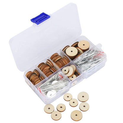 KooingTech Doll Joints, Craft Joint Doll Making Supplies 50 Sets Doll Movable Joints with Storage Box, Toy Joints Compatible with Teddy Bear Craft Doll Joint 12 14 16 18 20MM