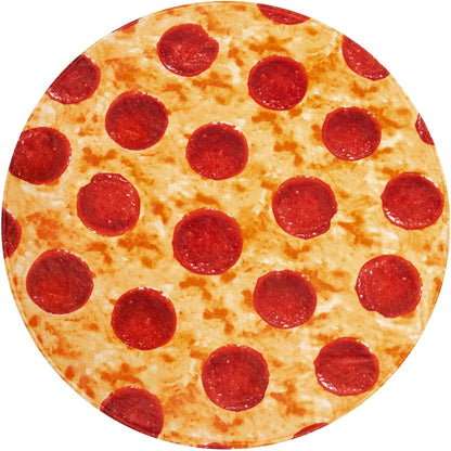 285 90 inches) CASOFU Pizza Blanket, Queen Size Cute Large White Elephant Gifts for Adults Women Men Teens Kids, GSM