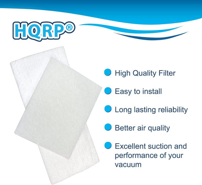 HQRP 3-Pack Filter Kit for Miele S200 Series Canister Vacuum Cleaners, Dust Compartment + Exhaust Filters