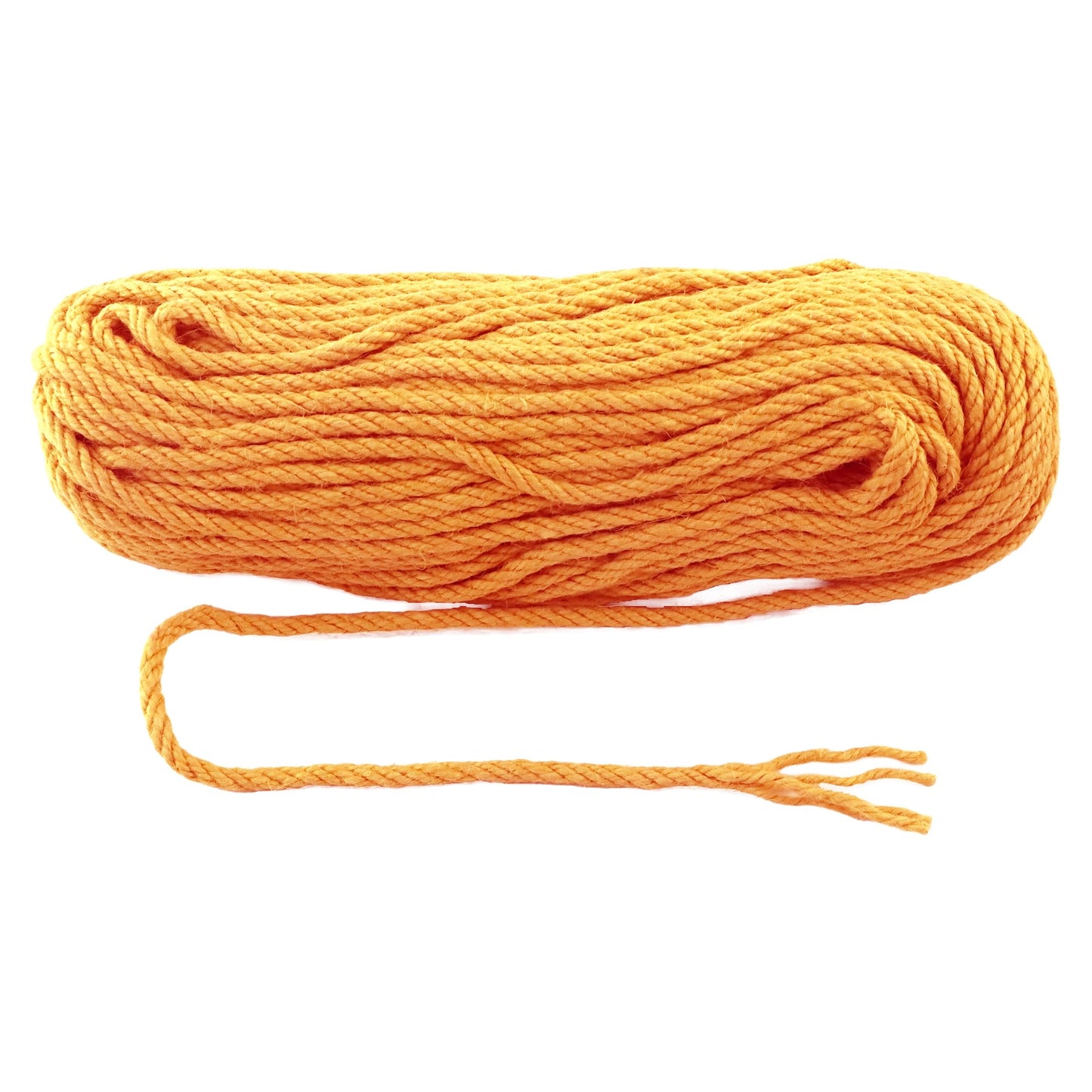 IMROPE 6mm x 200 Feet Orange Jute Rope, Twine for Gardening Tomato Climbing Plant Tie Floristry Crafts Gift Wrapping Packing Decor