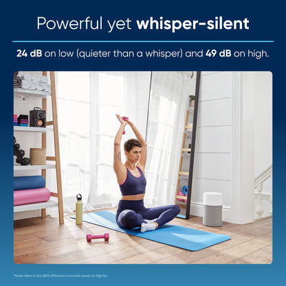 BLUEAIR Air Purifiers for Bedroom Small Room Air Purifiers for Home Air Purifiers for Pets Allergies Air Cleaner, HEPASilent Virus Air Purifier for Dust Baby Air Purifier for Nursery Blue Pure 511