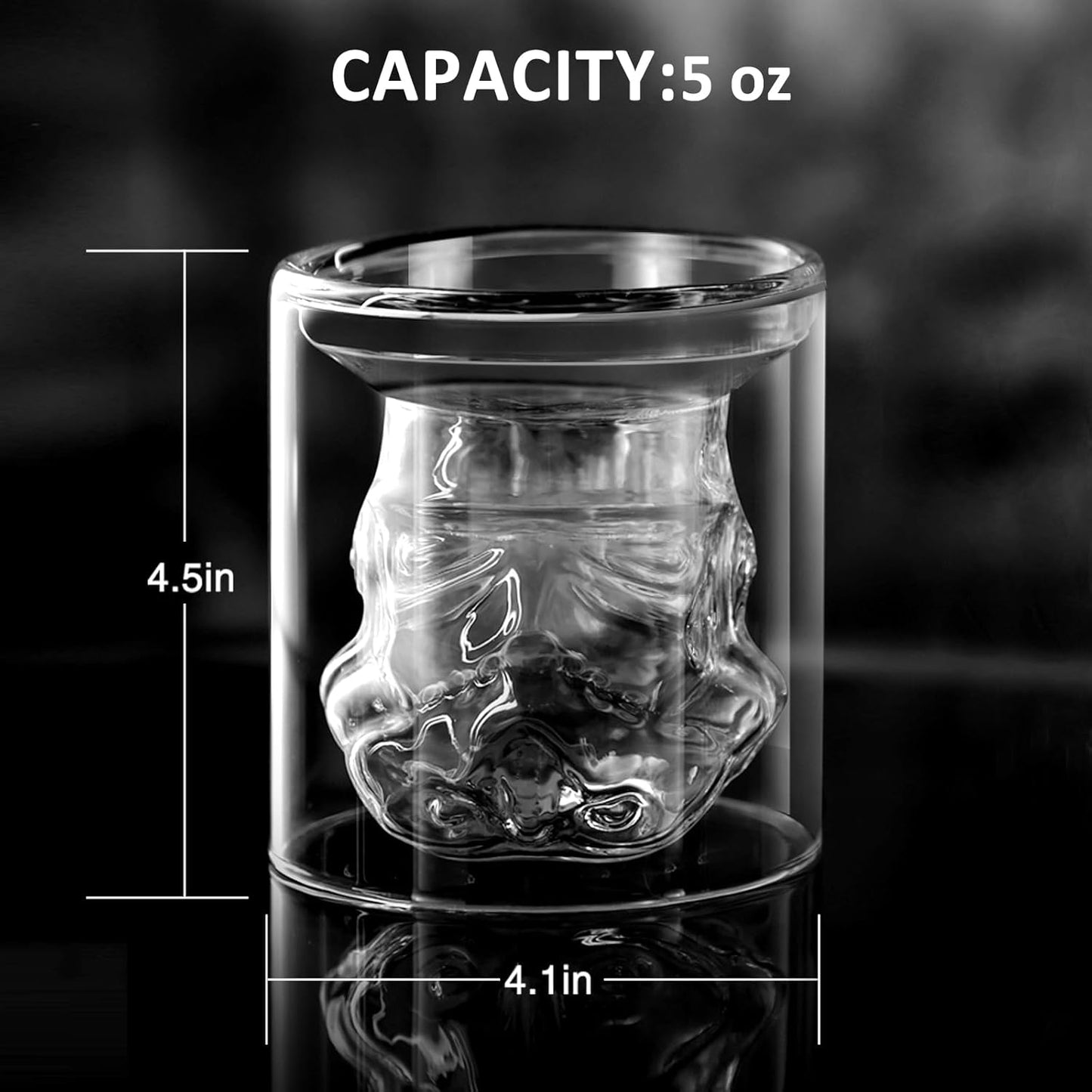 Double Wall Glasses, Whiskey Glasses, Cocktail Glasses, Old Fashioned Rocks Glasses for Drinking Bourbon, Scotch,