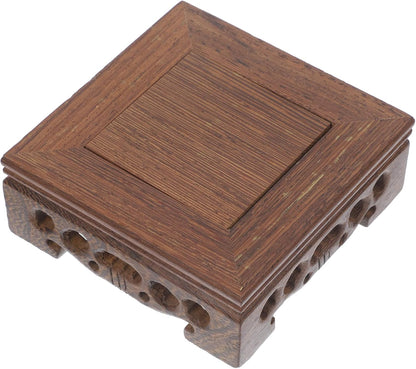 Zerodeko Wood Plant Riser Stand, Flower Pedestal Holder for Farmhouse Display