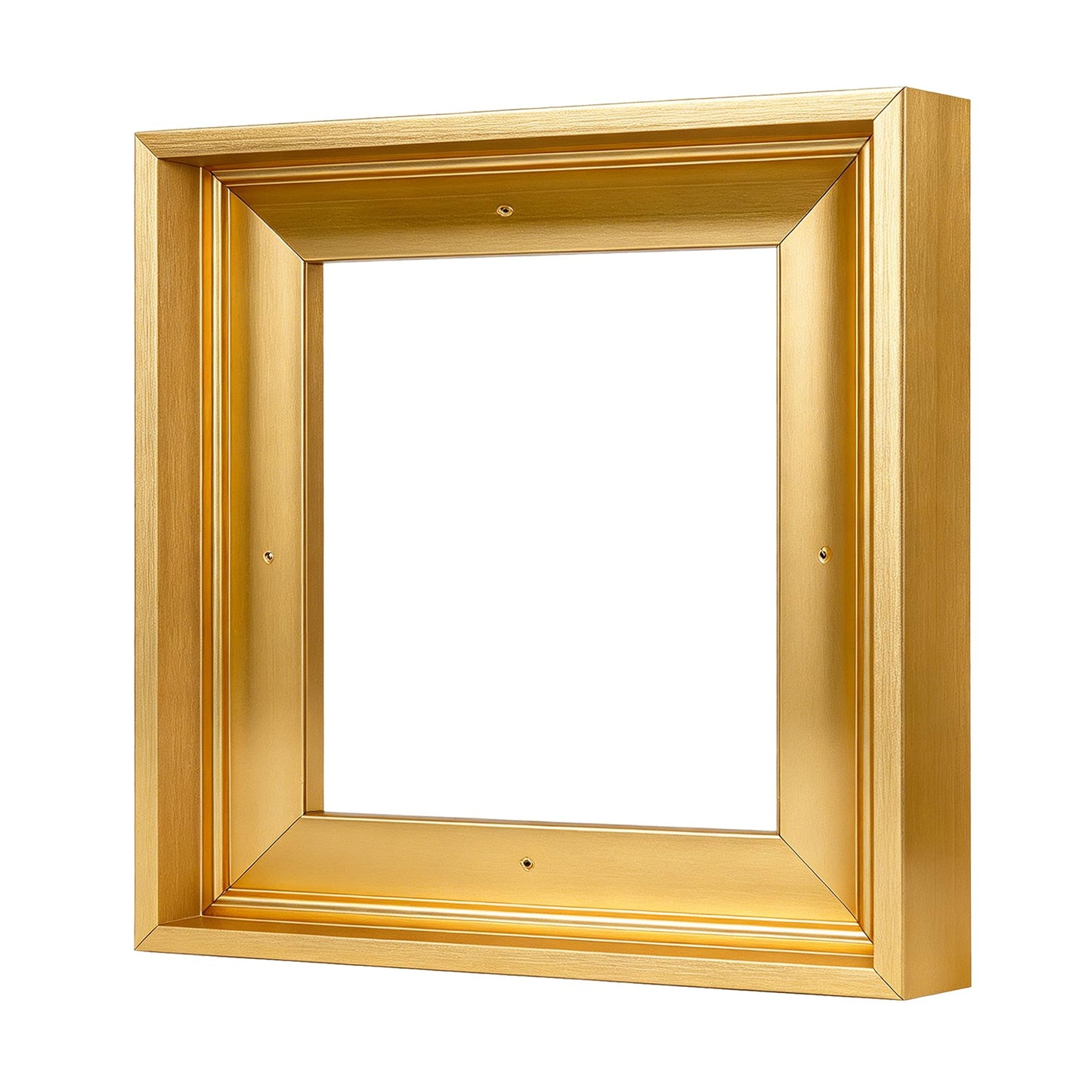 VAREIHNAZ Canvas Floater Frames for 10"x10"Canvas Paintings,Square Canvas Frame,Floating Frames for Canvas with 0.6"~0.9" Deep for Wall Decor Oil Painting (Gold)