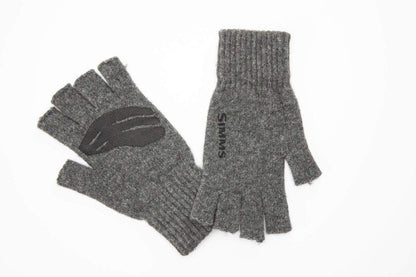 Simms Wool Half-Finger Glove Steel S/M