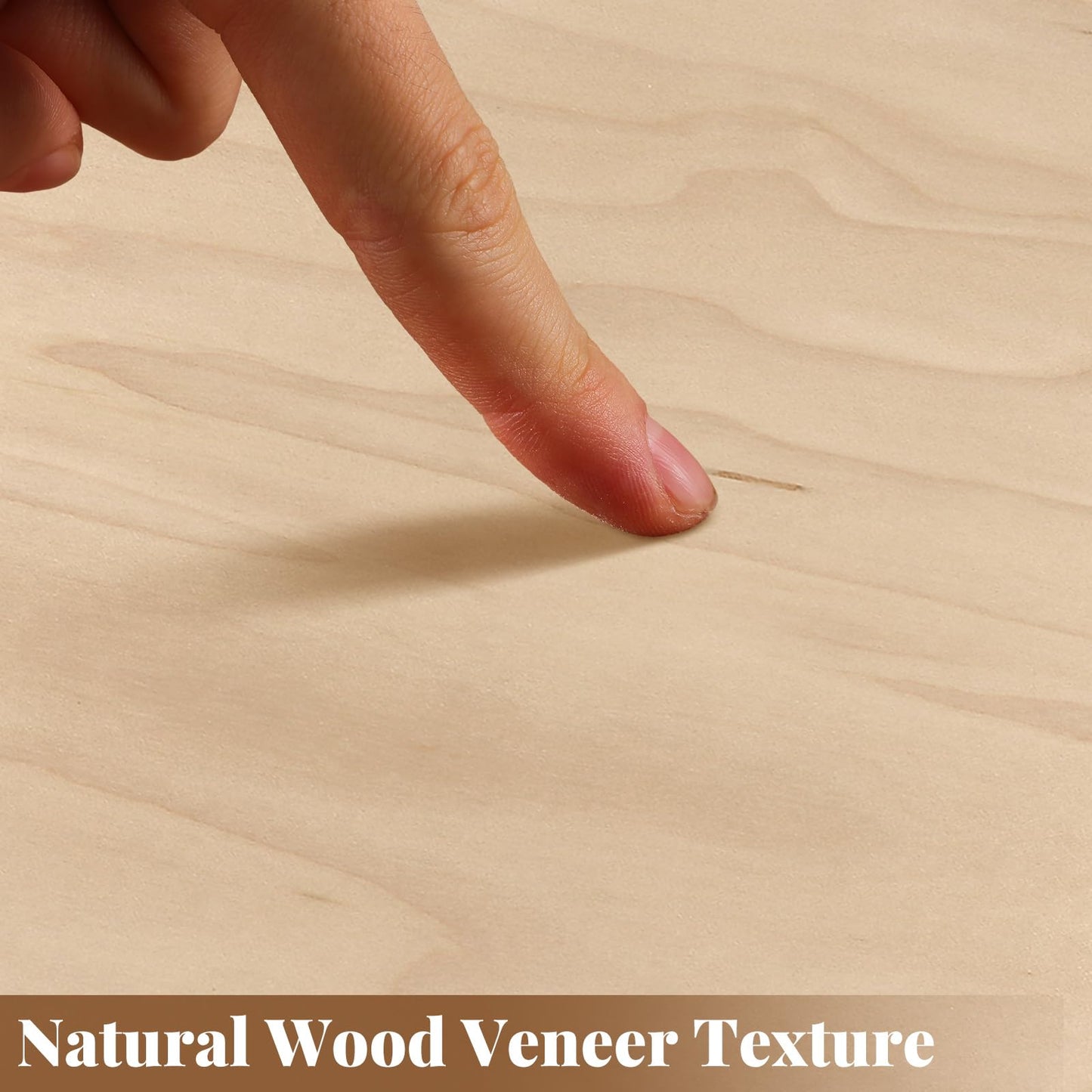 Boao 12 Pcs Real Wood Veneer Sheets 12" x 12" Wood Veneer Laminate Sheets for Jewelry Boxes, Door Panels, Marquetry(Maple)
