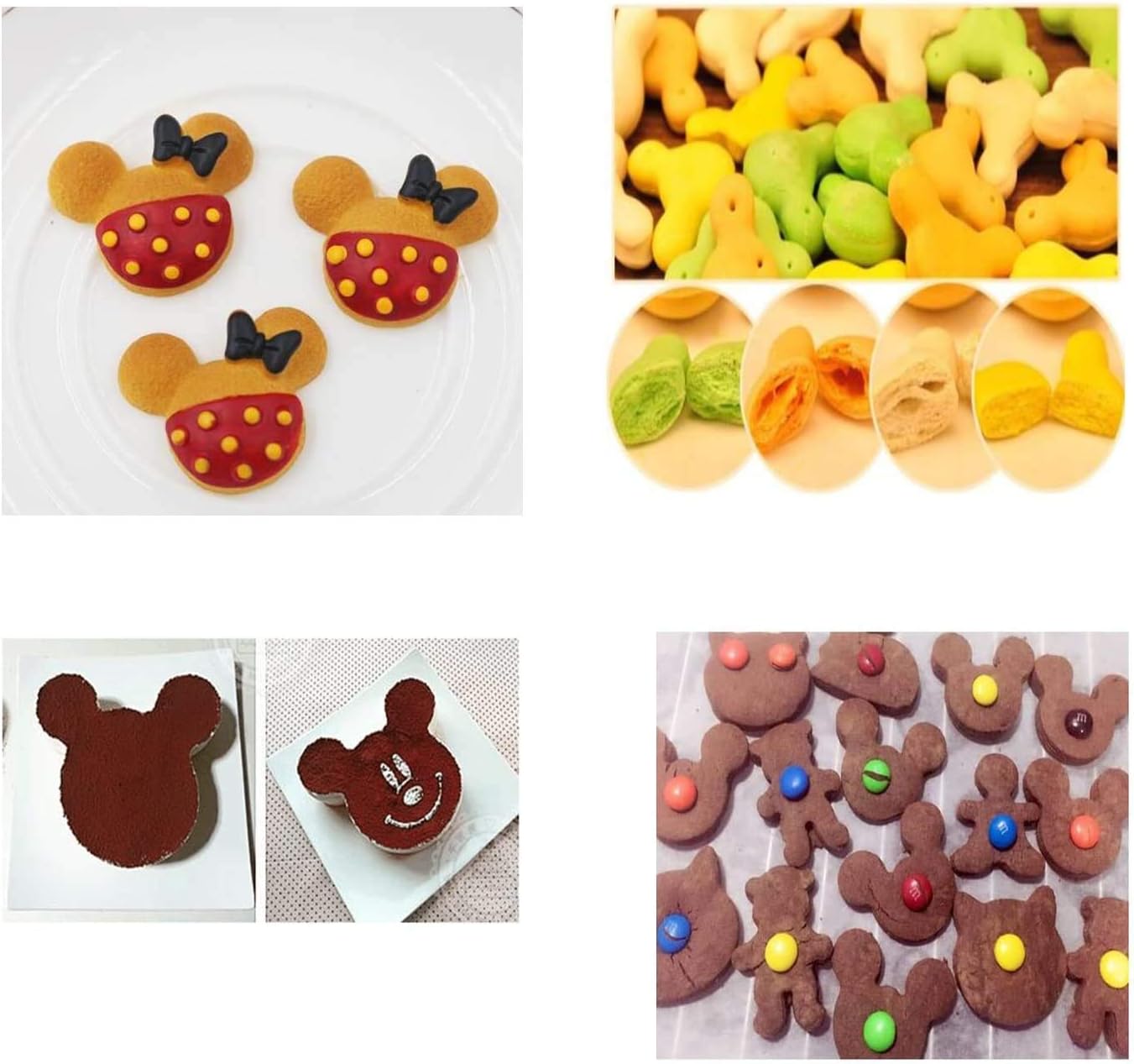 Mickey Love Heart Cookie Cutter, Set of 5, Pack of 2