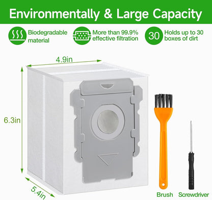 VBN 20 Pack Replacement Roomba Vacuum Bags, Compatible with iRobot Roomba i7, i7+, i3, i3+, i1+, i4, i6, i8, j7, j9+