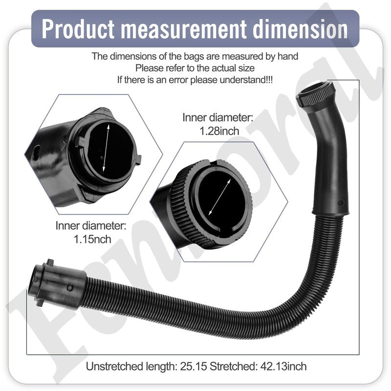43434239 Vacuum Hose Compatible with Hoover PortaPower Dialamatic Vacuum for C2094 CH30000 Commercial Shoulder Vac Models