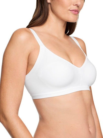 Warners Women's Blissful Benefits Underarm-smoothing With Seamless Stretch Wireless Lightly Lined Comfort Bra
