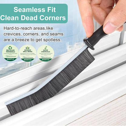 Crevice Cleaning Brush，Hard-Bristled Grout Brush，2026 New Multifunctional Gap Cleaning Brush Tool，Dead Corners Brushes for Bathroom Kitchen Tiles Window Door Slots，5pcs
