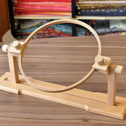 Adjustable Embroidery Hoop Stand - Rotated Cross Stitch Holder Stand Lap, Desktop 360 Degrees Rotating Embroidery Kit Lap Frame (Not Include The Hoop)