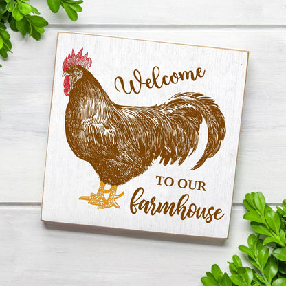 Shineone, 3Pcs, Farmhouse, Silk Screen Stencils, Reusable Silk Screen Stencils, with Adhesive, for Home Decoration on Wood, Fabric, Glass, Plastic, Ceramics, Paper. 8.5”x11”