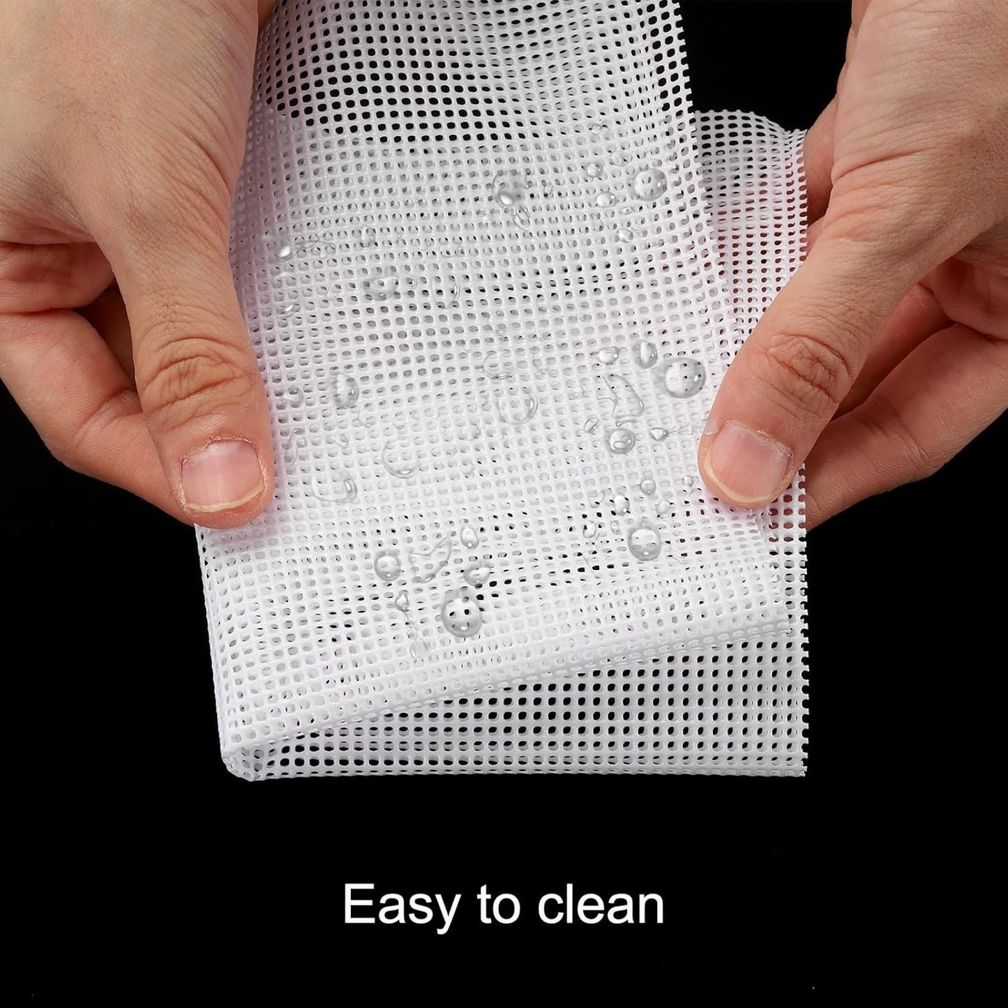 uxcell 15.7 x 23.6" Silicone Dehydrator Sheets, 5 Pcs Non-Stick Reusable Drying Mesh for Food Dehydrator, White