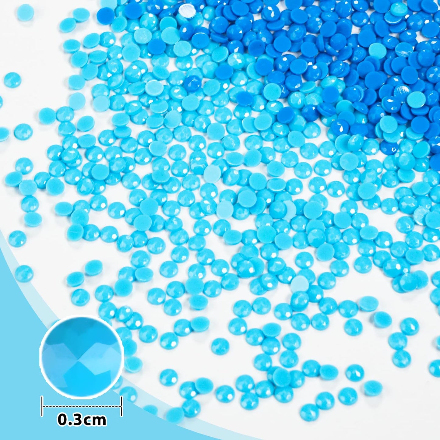 ZORETCO 223500 Pcs 447 Colors Diamond Art Painting Beads, 5D Diamond Painting Accessories, Round Diamond Painting Drills Diamonds Flat Bottom Rhinestones for Bead Art Gem Art Craft