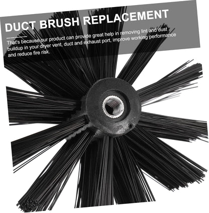 2pcs Chimney Brush, Cleaning Brush Vent Drill Attachment for Air Duct Cleaner