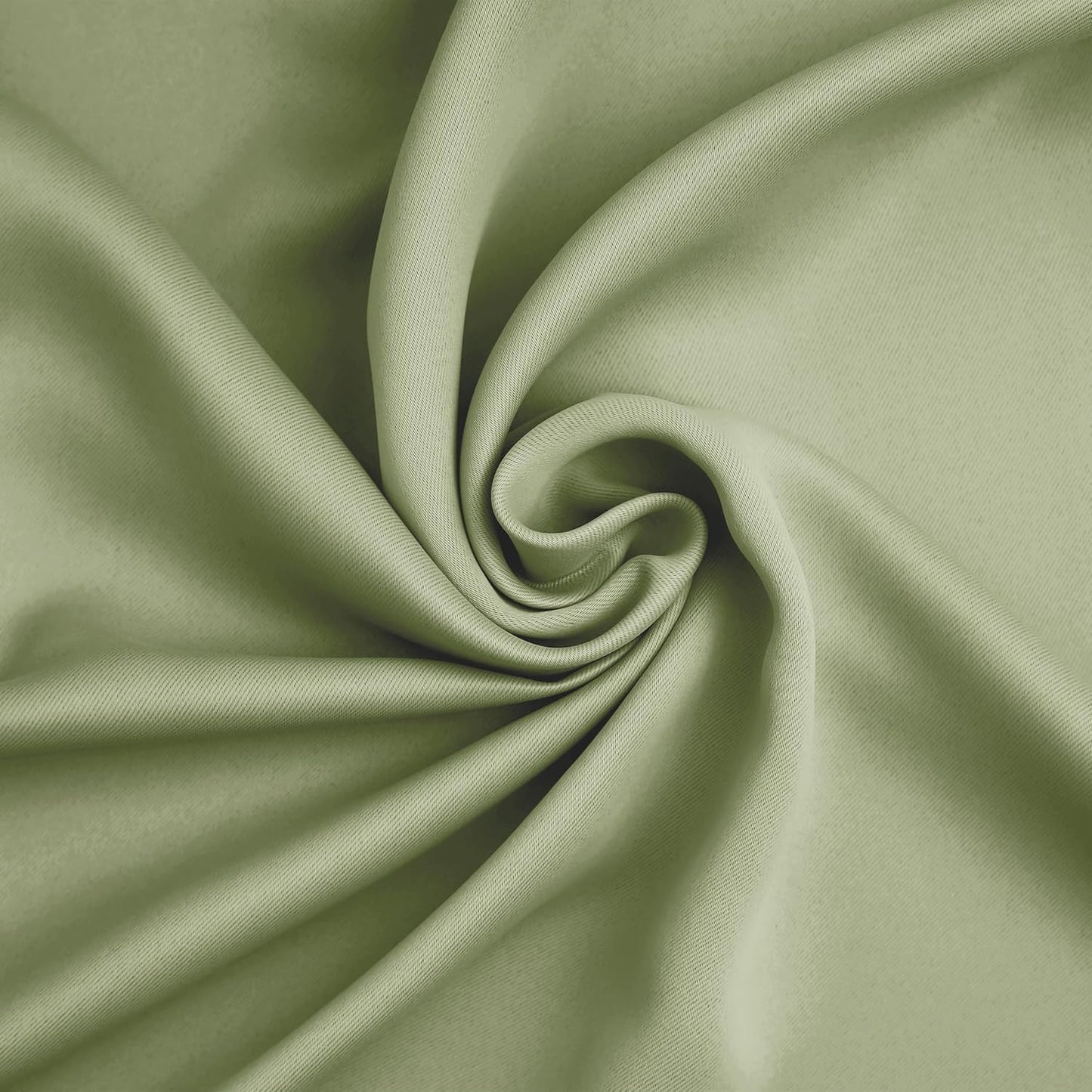 Sun Zero Soho Blackout Energy Efficient Grommet Curtain Single Panel, 54" x 84", Sage Green