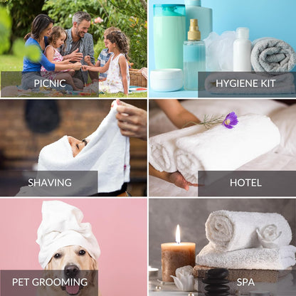24 (2 Dozen) 16x27 Inch Pcs White Cotton Blend Economy Hand Towels Salon/Gym/Hotel Super use Absorbent Best