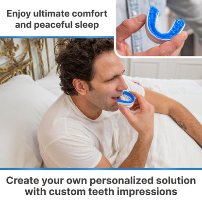 VitalSleep Anti-Snoring Mouthpiece, Comfortable & Adjustable Snore Guard, Quiets Snoring, USA Made, BPA Free & FDA Cleared Anti-Snore Device – Men’s Size