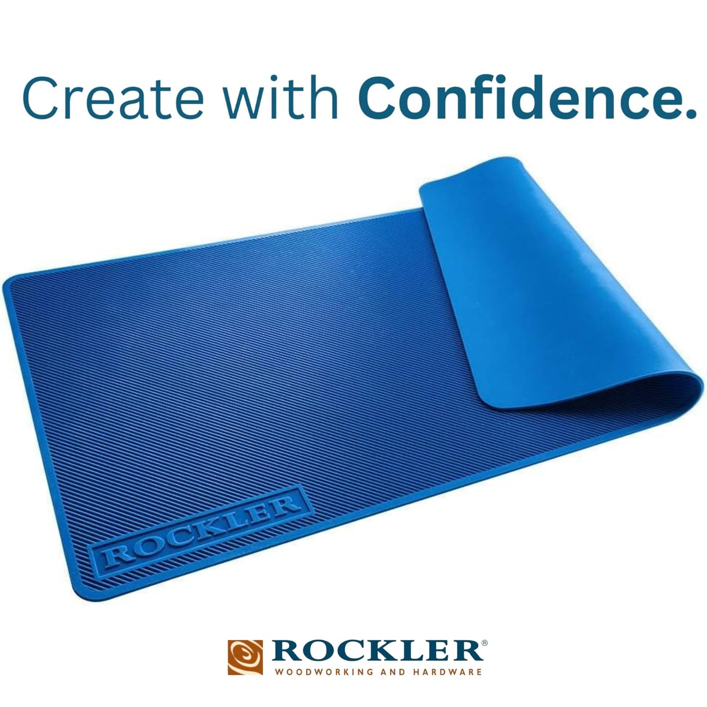 Rockler Silicone Glue Mat (15"x30") - Heat Resistant Mat for Projects, Garage, Shop, Dining Room Table – Easy to Clean Silicone Mats for Crafts – Rolls up for Easy Storage Silicone Project Mat