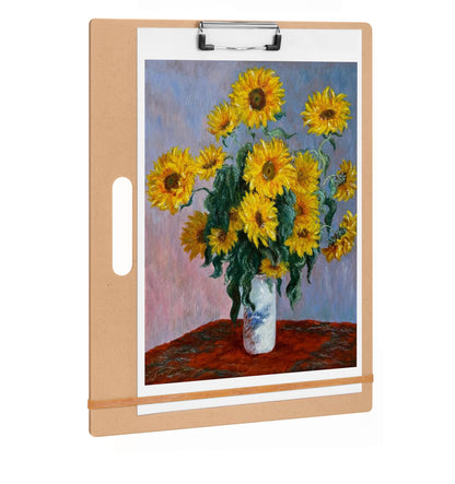 TX liteart Drawing Board - 14" x 17.8" Sketch Board with Handle for Drafting Art - Portable Clipboard for Class or Studio Fit in Artists Tote