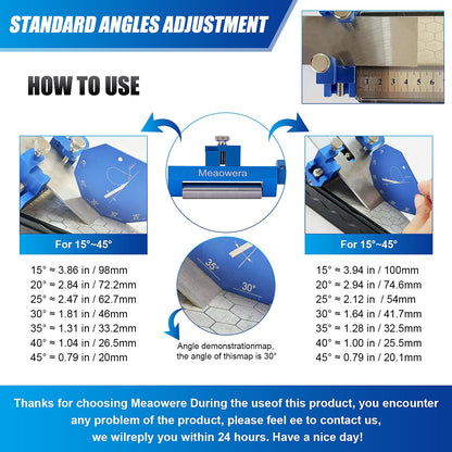 Chisel Sharpening Kit with Adjustable Honing Guide – Wood Chisel Sharpener for Chisels and Planer Blades – Precision Angle Control – No Sharpening Stone Included