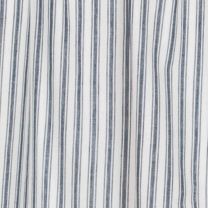 VHC Sawyer Mill Blue 2 Piece Swag Set Kitchen Curtains for Bathroom Living Room Bedroom Window Ticking Striped