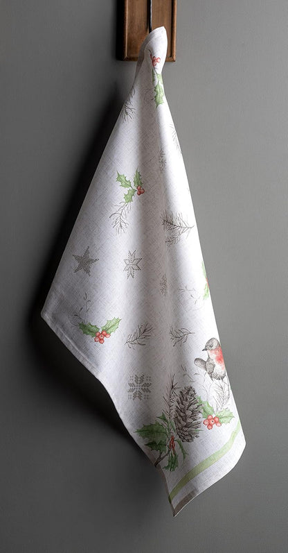 Maison d' Hermine Kitchen Towel, 100% Cotton Quick Dry Cleaning Dishtowel, Set of 3 for Gifts, Dining, Home