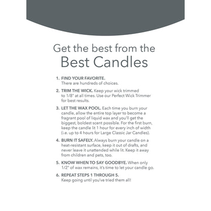 Yankee Candle Mediterranean Breeze Scented Classic 22oz Large Jar Single Wick Candle Over 110 Hours of Burn Time Paraffin-Grade Wax