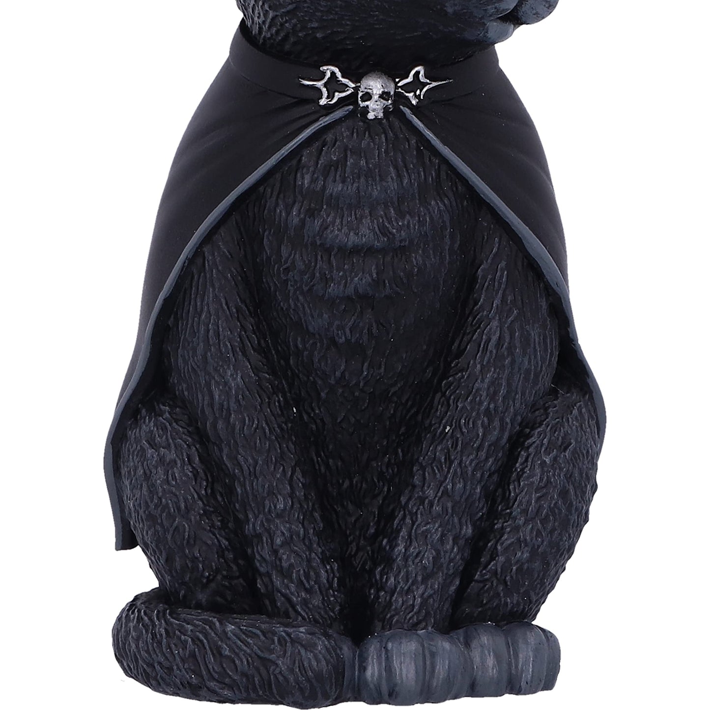 Nemesis Now Cult Cuties Purrah Hanging Ornament 11.5cm, Resin, Black, Scarily Adorable Bewitching Cat Hanging Ornament, Witch Cat, Cast in The Finest Resin, Expertly Hand-Painted