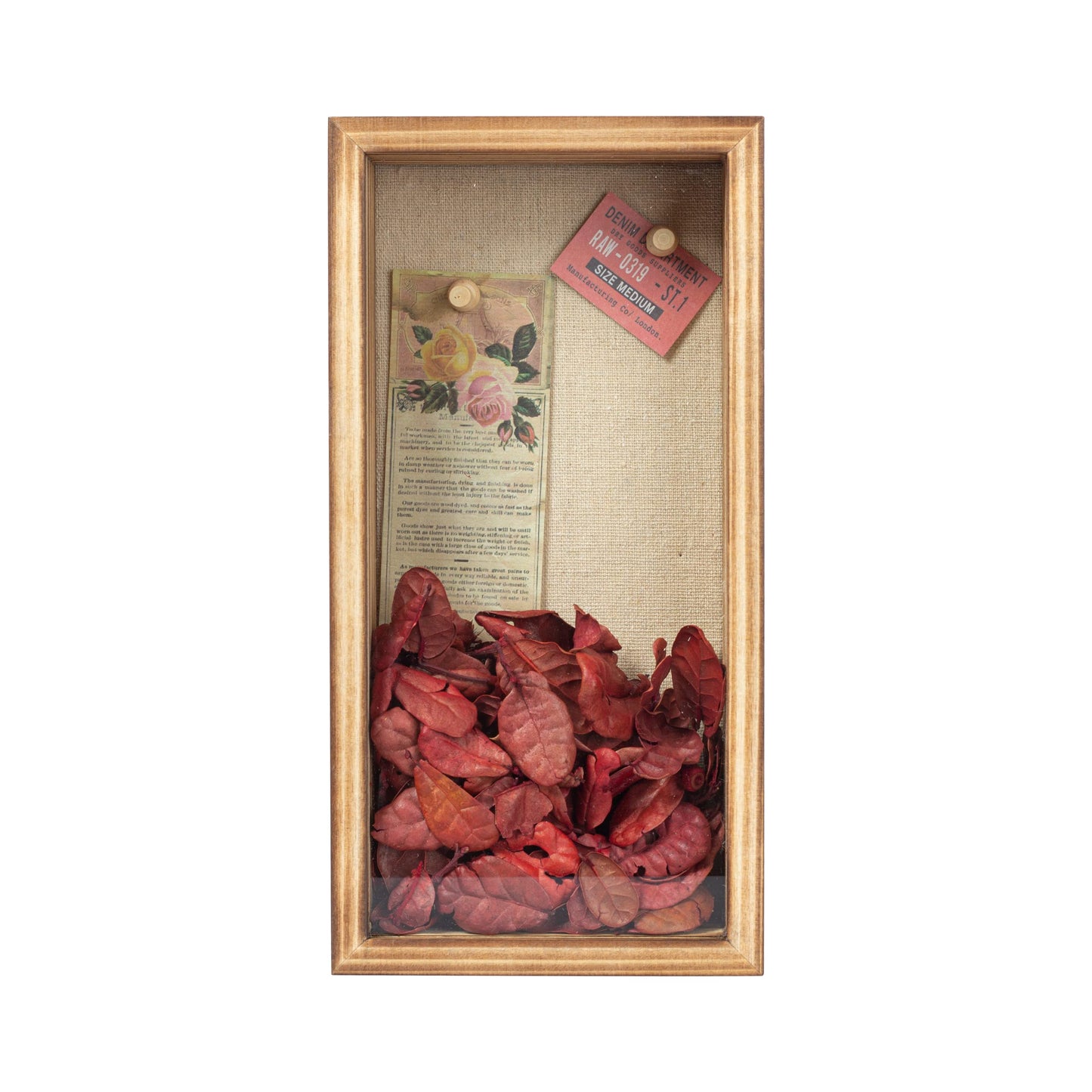 Increased Fire Shadow Box Frame 5x10 Shadow Box Display Case with Linen Back of Awards Memorabilia Flower, Pictures, Keepsakes、Bouquet、Medals and More Photos Memory Box Long Skinny