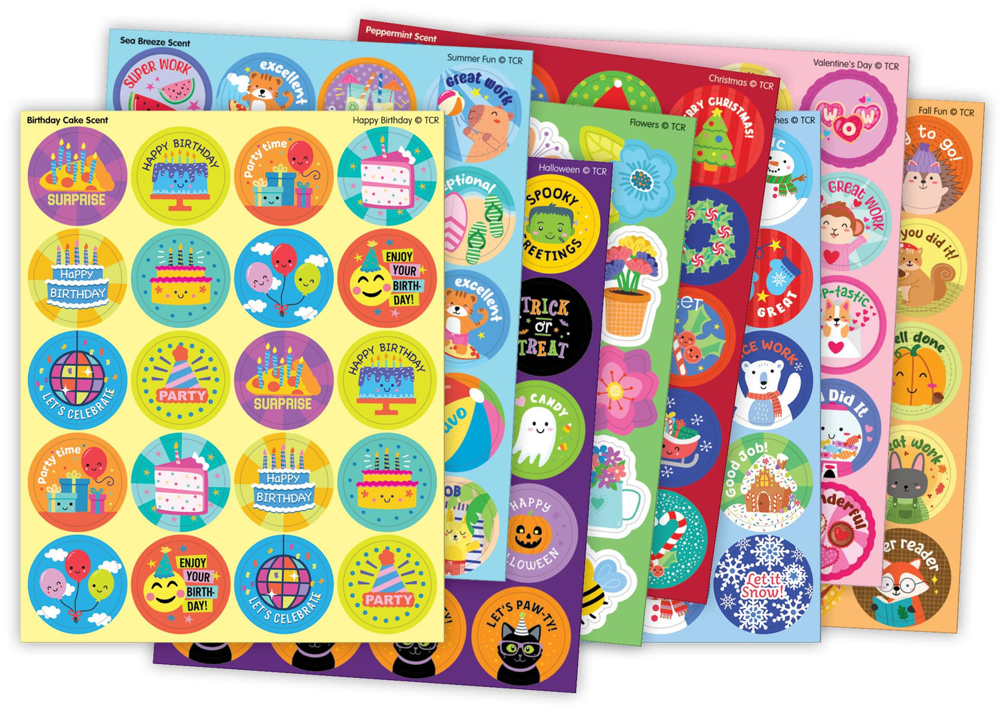 Teacher Created Resources Seasons & Holidays Smelly Stickers Variety Pack (TCR10331)