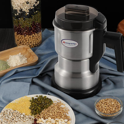 Moongiantgo Coffee Grinder Electric, 250W Mini Spice Grain Mill, 200ml Capacity for Spices, Seeds, Rice, Beans
