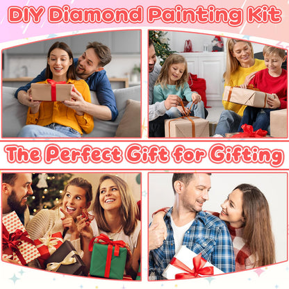 Foxonaut Cow Diamond Art for Kids Wooden Frame, Easy Diamond Art Painting Kits Ages 6-8-12, DIY Gem Art for Kids,Art and Crafts for Girls Boys Gift (7x7inch)