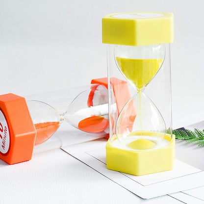 XINBAOHONG Sand Timer, Hourglass 3 Minutes & 10 Minutes Timer Clock for Kids Games, Classroom, Home Office, Kitchen Use