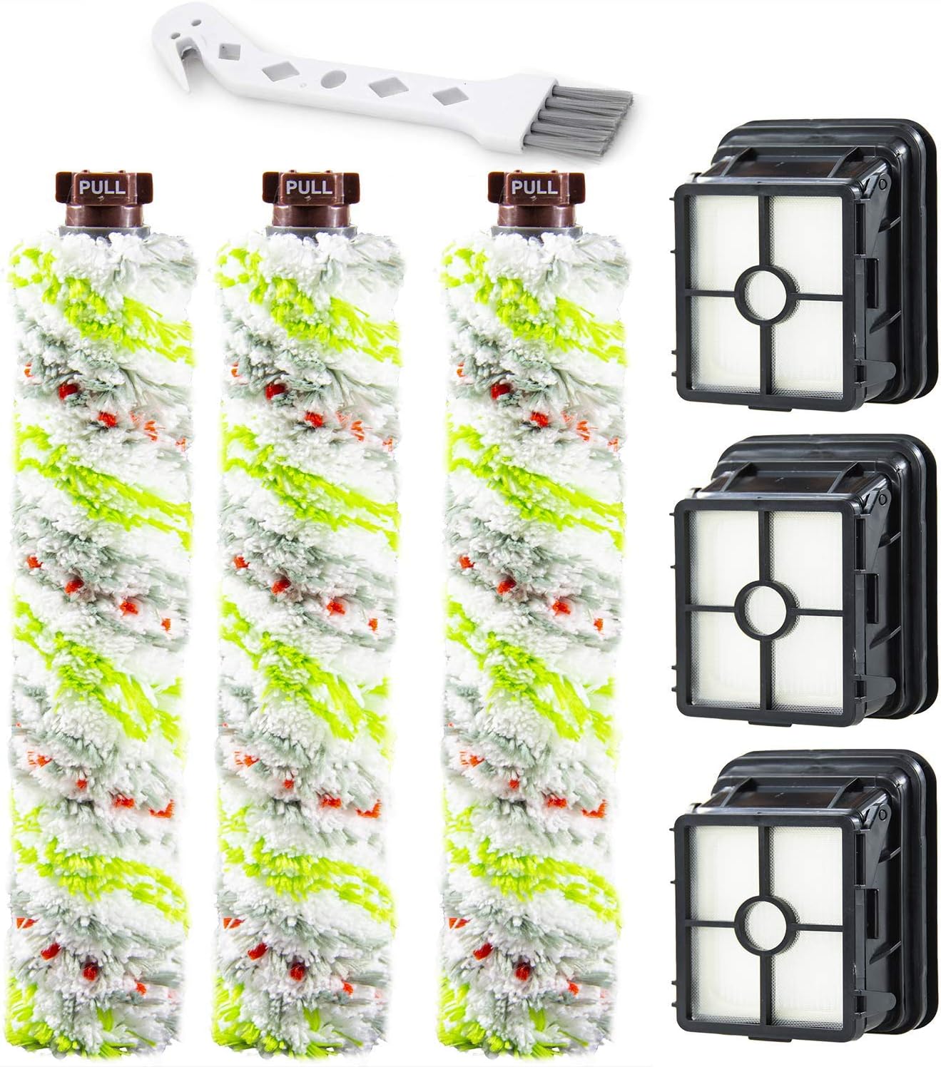 2306A,1785A 3 Pack 2306A 3 Pack 1866 1785 2306 2551 3888A Replacements Parts Multi Surface Pet Brush Roll and Vacuum