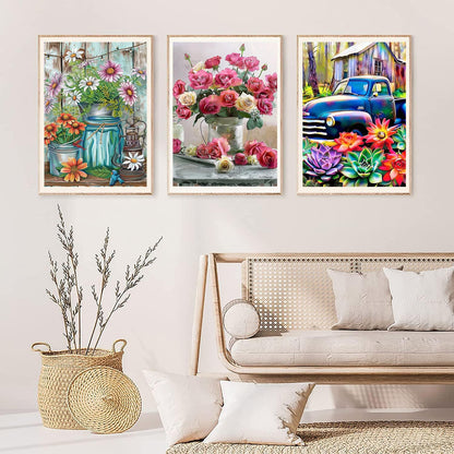 EWJRNSF 6 Pack Diamond Painting Kit Full Drill 5D Diamond Painting by Number Kits for Adults Kids Home Wall Decor 16x20 inch, HDDR Q3171 Q4513-Q4517