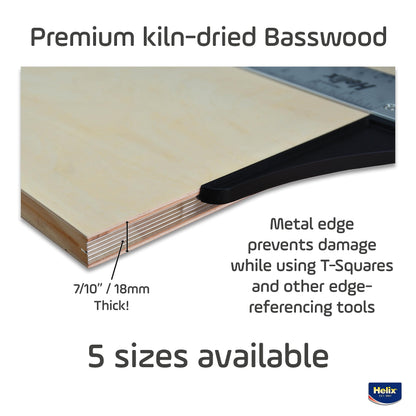 Maped - Helix Wooden Lightweight Drawing Board 20 x 26 Inch - Sketching Outdoors - Warp-resistant Design - Prevents Warping & Perfect for T-Squares - Portable and Lightweight