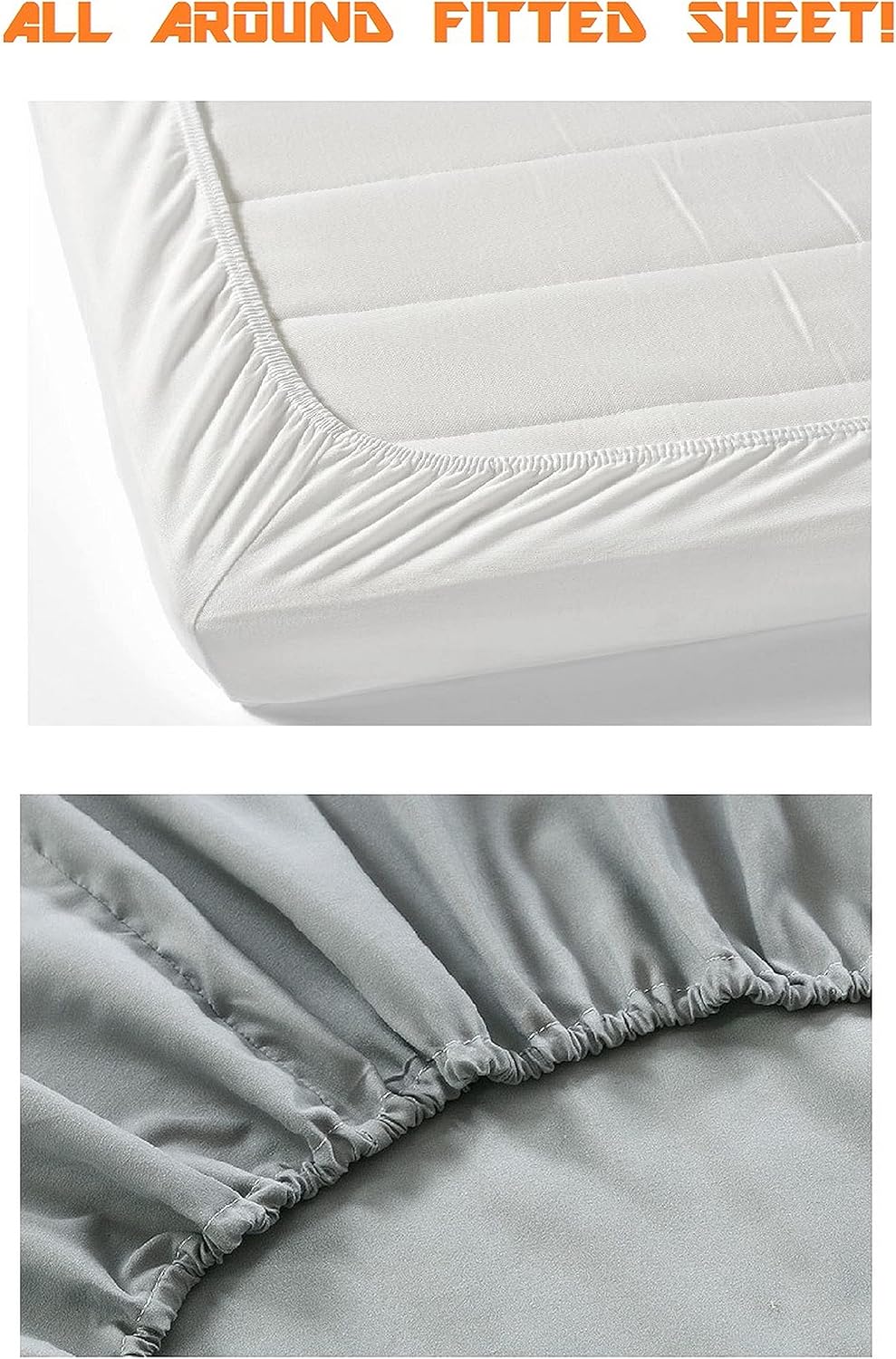 1500 4-Piece Set 16", Elegant Comfort Luxury Premium Hotel Quality Microfiber Sheet - Wrinkle Resistant, All Around