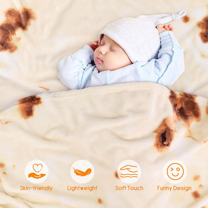SeaRoomy Baby Burrito Blanket, Baby Swaddle Tortilla Blanket, Soft Round Burrito Tortilla Blankets for Newborn Boys