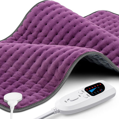XXXL Heating Pad for Back Pain Relief, Heated Pad for Neck/Shoulders/Legs/Knees/Feet/Cramps, 6 Heat Settings Auto-Off, Heat Pads for Women, Birthday Mothers Day Gifts for Mom Wife Grandma Her, 17"x33"