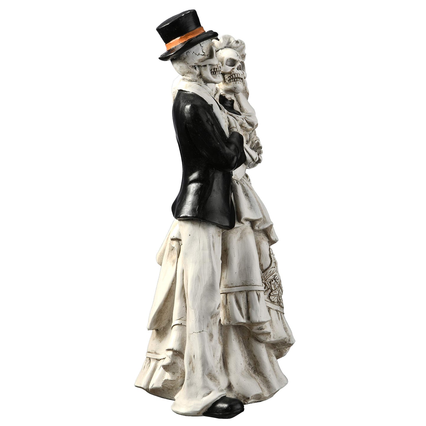 National Tree Company Skeleton Bride and Groom Decoration, Halloween Collection, 11 in