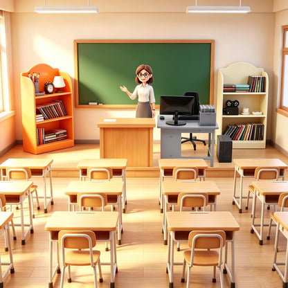 Dollhouse Furniture and Accessories,Miniature Office Furniture Set, Featuring a Desk, Chair, Rabbit, Computer, Bookshelves and Accessories, Suitable for Displaying Ideal Gifts